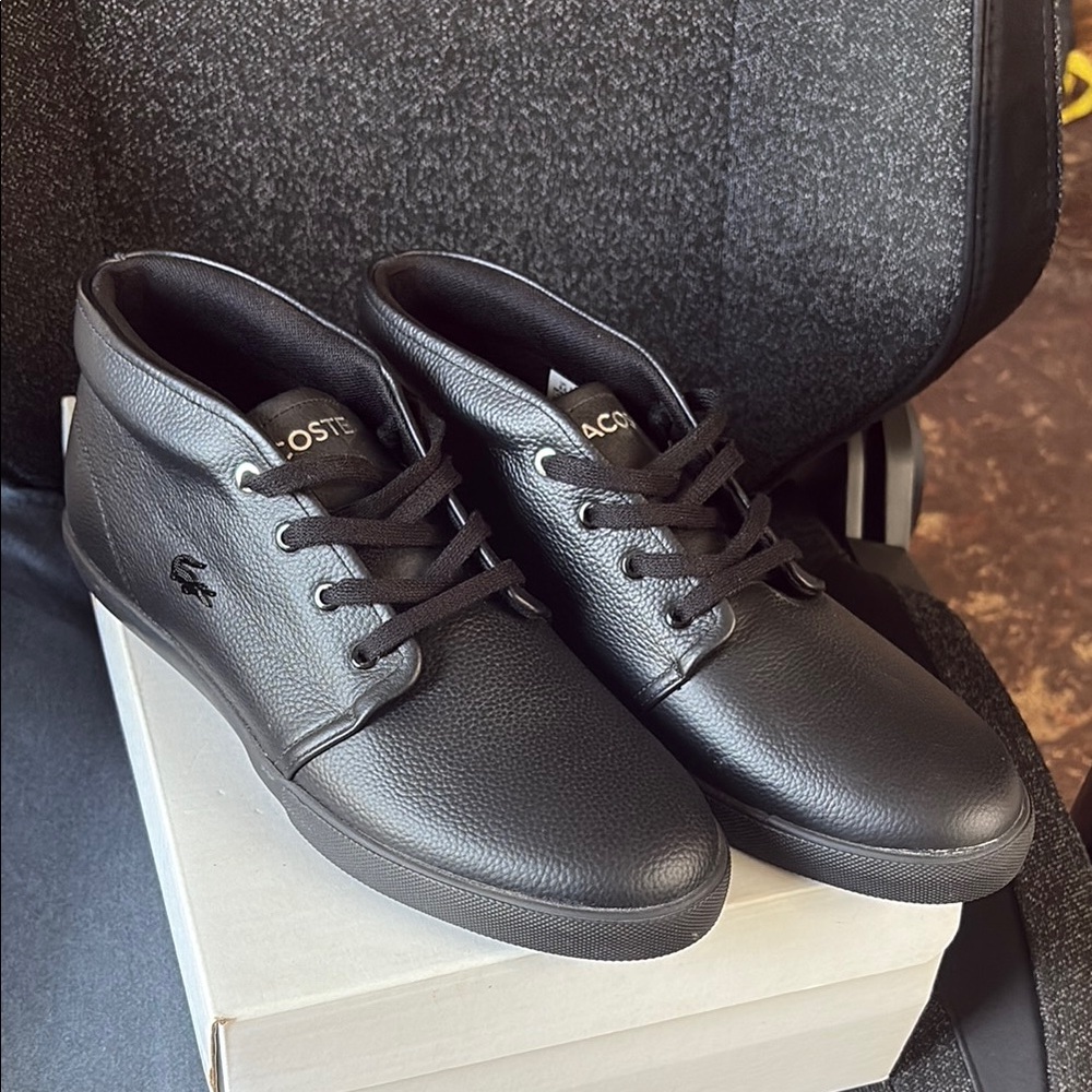 Lacoste Men's Black Chukka Boots